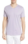 Robert Barakett Georgia Regular Fit V-neck T-shirt In Lavender Mist