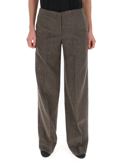 Theory Checked Pants In Multi