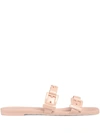 Gucci Women's Rubber Slide Sandal In Light Pink Rubber