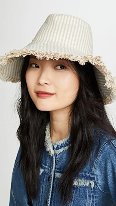 Hat Attack Packable Canvas Cotton Bucket Hat In Natural