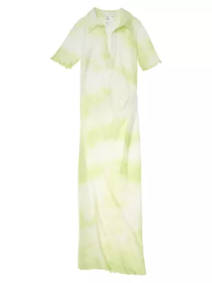 tie dye polo dress