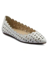 Adrienne Vittadini Women's Forst Flats Women's Shoes In White