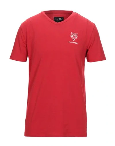 Plein Sport T-shirts In Red