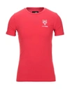 Plein Sport T-shirts In Red