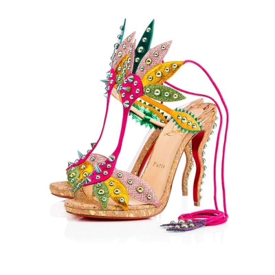 Christian Louboutin Venenana 120 Version Rosa Suede - Women Shoes -
