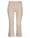 Dondup Cropped Pants In Beige