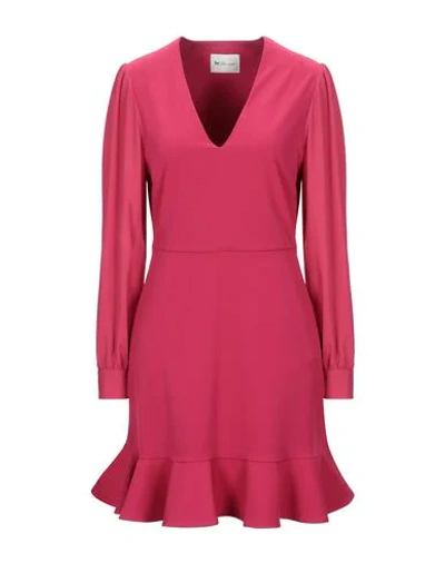 Be Blumarine Short Dresses In Mauve