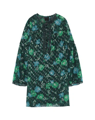 Anna Sui Short Dresses In Green