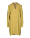 Antonelli Short Dress In Yellow