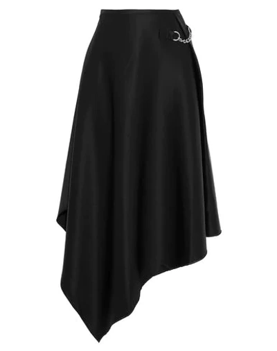 Sid Neigum Midi Skirts In Black