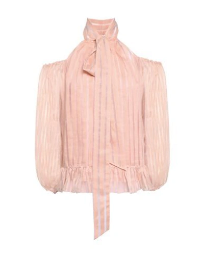 Anna October Blouses In Light Pink