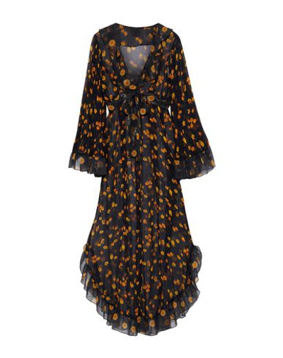 Anna Sui Long Dresses In Black