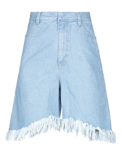 Ksenia Schnaider Denim Shorts In Blue