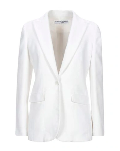 Katharine Hamnett Suit Jackets In White