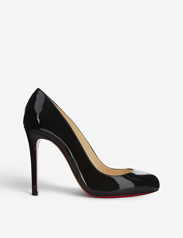 Christian Louboutin Fifille 100 Patent Calf In Black | ModeSens