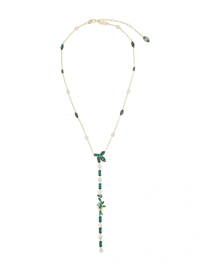Atelier Swarovski Drop Pendant Necklace In Gold