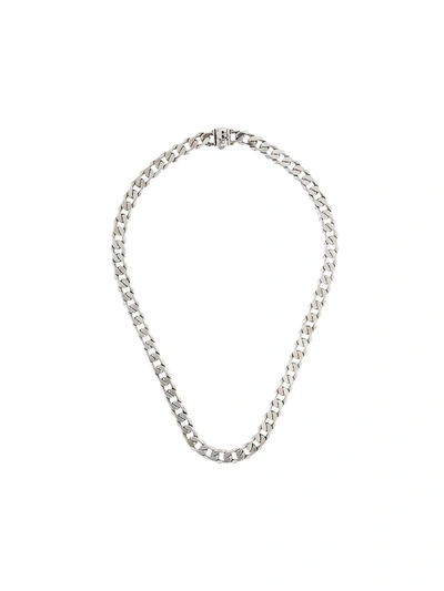 Emanuele Bicocchi Double Chain Necklace In Metallic