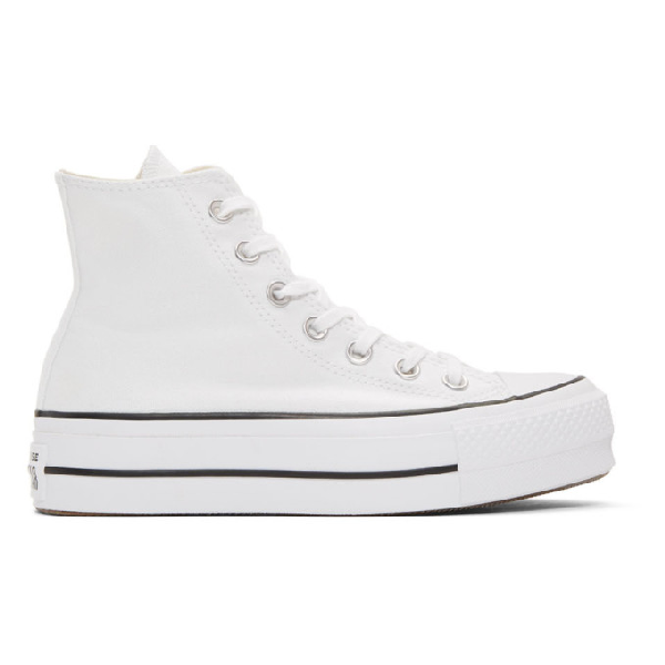 Converse Chuck Taylor All Star See Thru Platform Sneakers In White ...