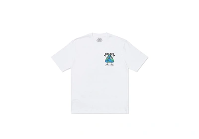 Pre-owned Palace  Globlerone T-shirt White