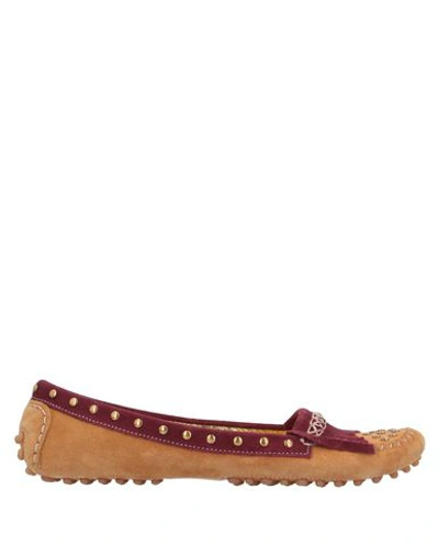 Just Cavalli Loafers In Tan