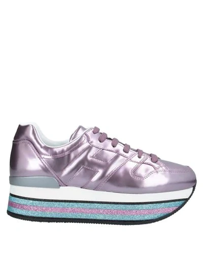 Hogan Sneakers In Purple