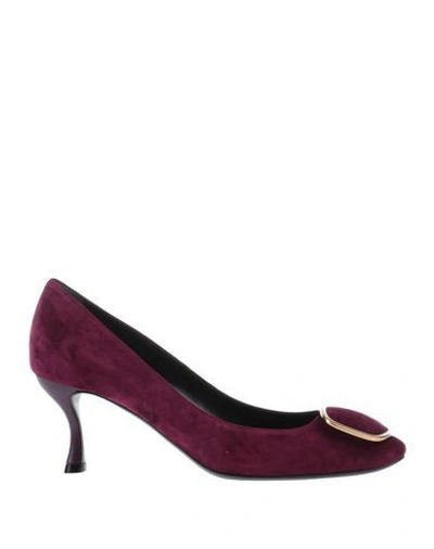 Roger Vivier Pumps In Purple