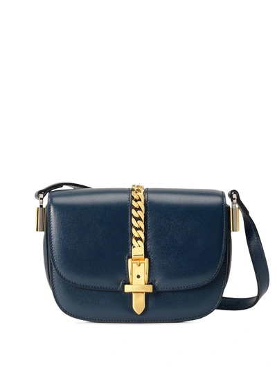 Gucci Sylvie 1969迷你单肩包 In Blue