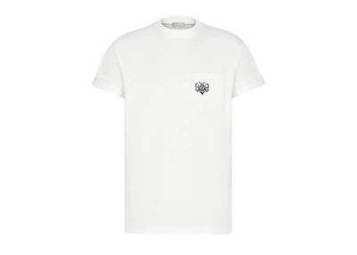 Pre-owned Dior  And Shawn Oversized Bee T-shirt White