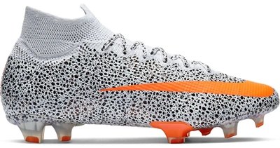 Pre-owned Nike Mercurial Superfly 7 Elite Cr7 Fg Safari In  White/black-total Orange | ModeSens