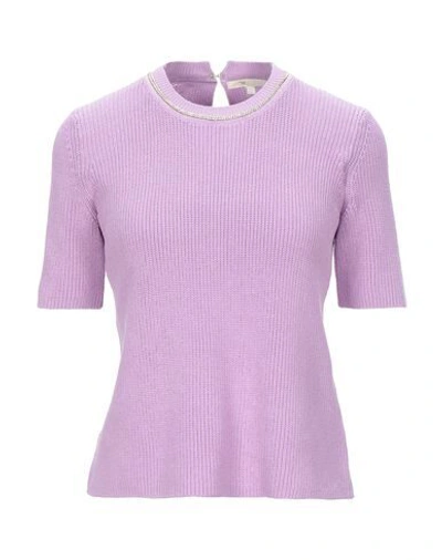 Maje Sweaters In Purple