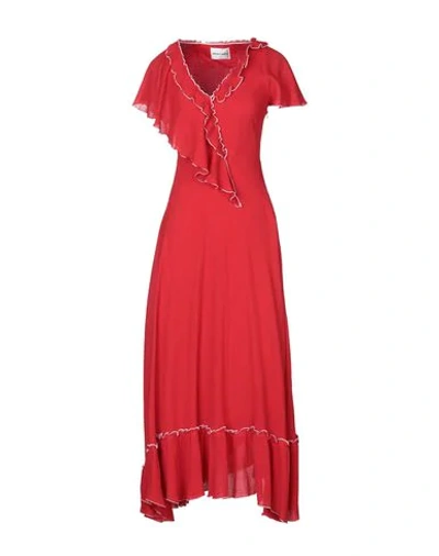 Antik Batik Long Dress In Red