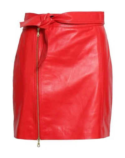 J Brand Mini Skirts In Red