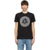 Versace Jeans Couture Logo-print Crew Neck T-shirt In E899 Black