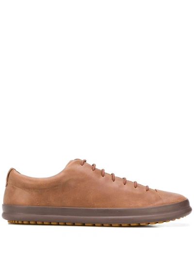 Camper Men's Chasis Sport Leather Low-top Trainers In Brown