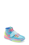 Nike Kyrie 6 Pool Big Kids' Basketball Shoe In Baltic Blue/ Hyper Pink/ Volt