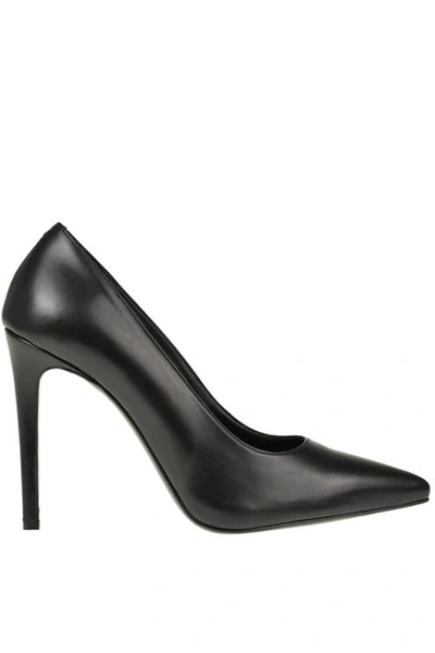 Giampaolo Viozzi Leather Pumps In Black