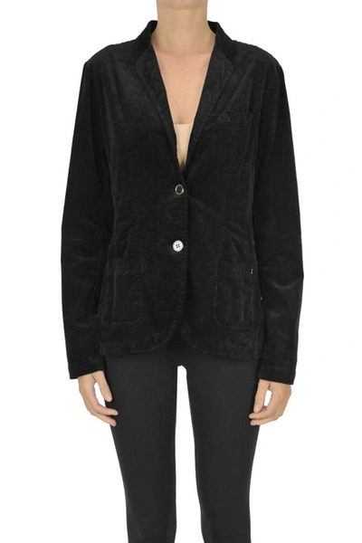 Mason's Velvet Blazer In Black