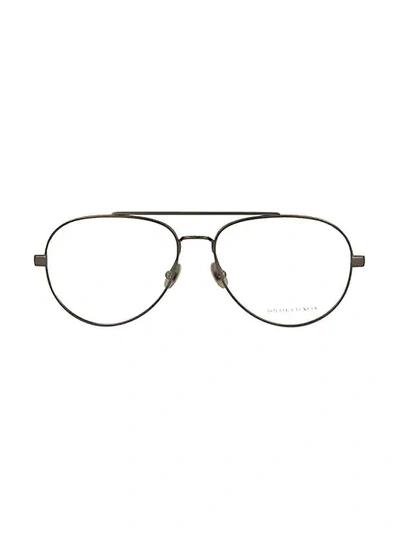 Bottega Veneta 58mm Aviator Optical Glasses In Ruthenium