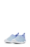 Nike Kids' Aquasock 360 Water Friendly Slip-on In Hydrogen Blue/ Metallic Silver