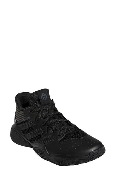 Adidas Originals Adidas Boys' Big Kids' Harden Step-back Basketball Shoes In Core Black/ Grey Six