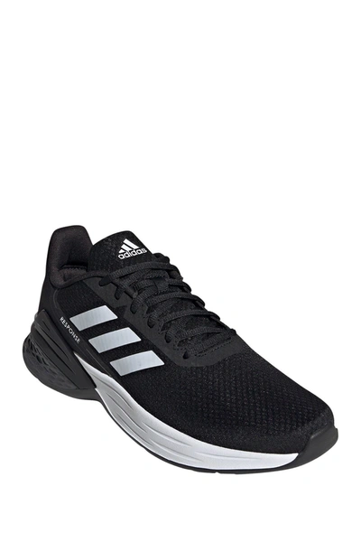 Adidas Originals Adidas Men's Response Sr Running Shoes In Cblack/ftw