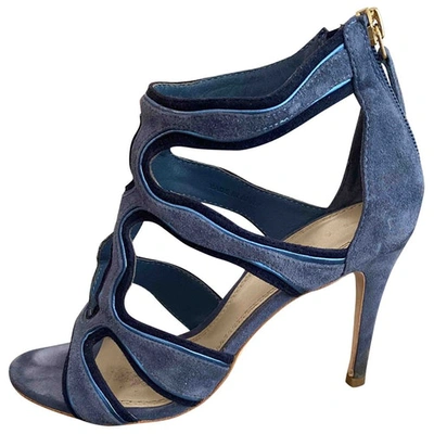 Pre-owned Sandro Sandals In Blue