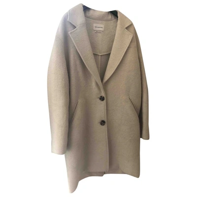 Pre-owned Isabel Marant Étoile White Wool Coat