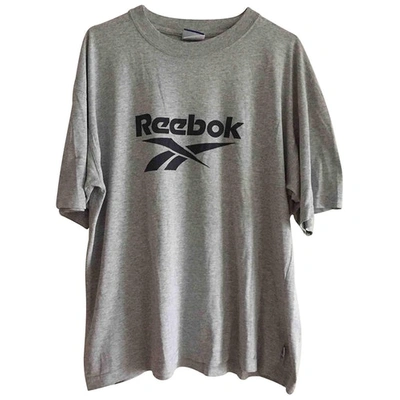 Pre-owned Reebok Grey Cotton T-shirt