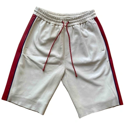 Pre-owned Gucci White Shorts