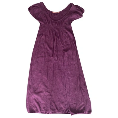 Pre-owned Comptoir Des Cotonniers Mid-length Dress In Purple