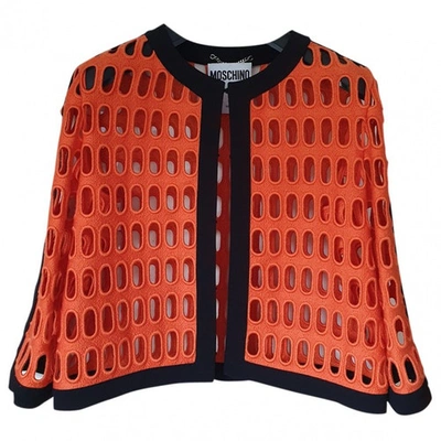 Pre-owned Moschino Short Vest In Orange