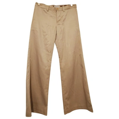Pre-owned Polo Ralph Lauren Large Pants In Beige