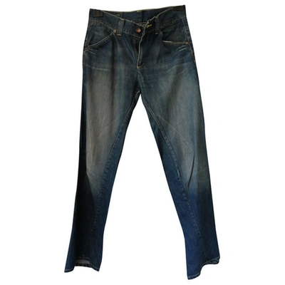 Pre-owned Levi's Blue Cotton Jeans 514