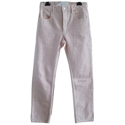 Pre-owned Isabel Marant Étoile Straight Jeans In Pink
